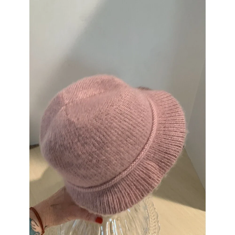 Vintage Blush Pink Bucket Cloche Hat Women’s One Size 22